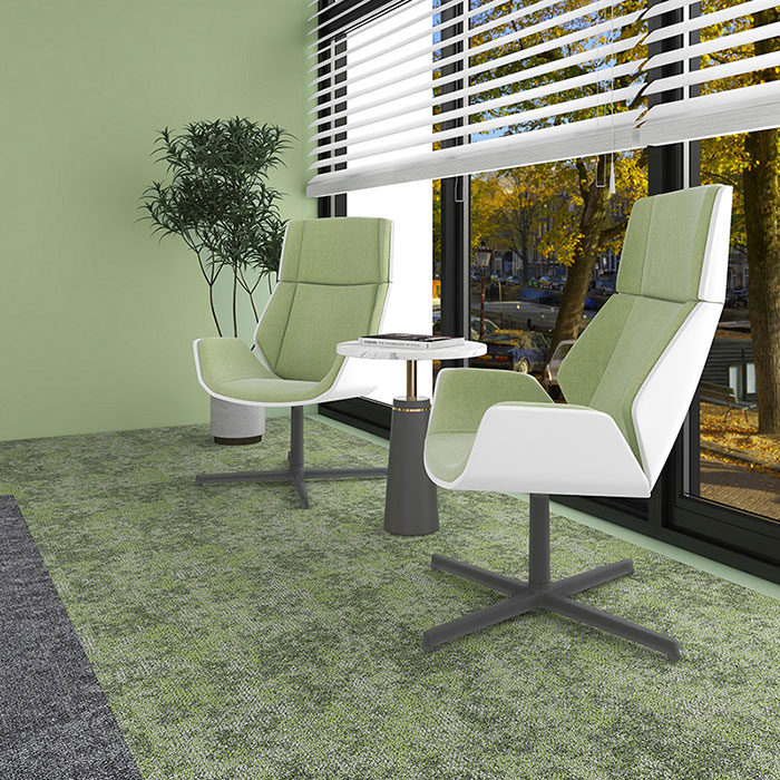 موکت آنتی استاتیک: هر آنچه باید درباره موکت ضد الکتریسیته ساکن بدانید! 2 موکت تایل Mid Spring ووگ کارپت