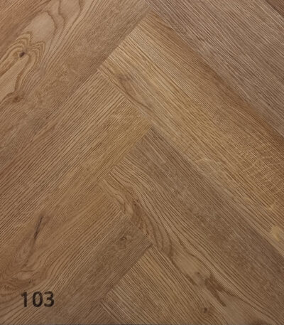 پارکت ضد آب SPC برند Neoparket مدل Chanel 103 جناغی